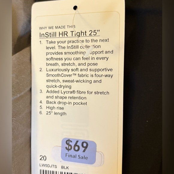 Lululemon InStill HR Tight - Picture 4 of 4